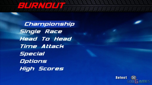 BURNOUT PLAYSTATION 2 PAL ESPAÑA JUEGO